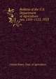 Bulletin of the U.S. Department of Agriculture. nos. 1101-1125, 1923, United States. Dept. of Agriculture 