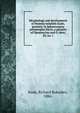 Morphology and development of Nosema notabilis Kudo, parasitic in Sphaerospora polymorpha Davis, a parasite of Opsanus tau and O. beta;. 20, no. 1, Kudo, Richard Roksabro, 1886- 
