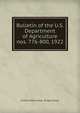 Bulletin of the U.S. Department of Agriculture. nos. 776-800, 1922, United States. Dept. of Agriculture 