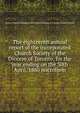 The eighteenth annual report of the incorporated Church Society of the Diocese of Toronto, for the year ending on the 30th April, 1860 microform, United Church of England and Ireland. Diocese of Toronto. Church Society 