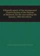 Fifteenth report of the incorporated Church Society of the Diocese of Montreal, for the year ending 6th January, 1866 microform, United Church of England and Ireland. Diocese of Montreal. Church Society 