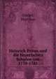 Heinrich Braun und die bayerischen Schulen von 1770-1781, G?ckel, Martinus 