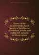 Report of the incorporated Church Society of the Diocese of Montreal, for the year ending 6th January, 1854 microform, United Church of England and Ireland. Diocese of Montreal. Church Society 