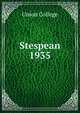Stespean. 1935, Union College 