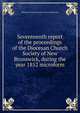 Seventeenth report of the proceedings of the Diocesan Church Society of New Brunswick, during the year 1852 microform, Diocesan Church Society of New Brunswick 