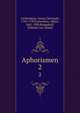 Aphorismen. 2, Lichtenberg, Georg Christoph, 1742-1799,Leitzmann, Albert, 1867-1950,Burgsdorff, Wilhelm von. Briefe 