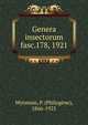 Genera insectorum. fasc.178, 1921, Wytsman, P. (Philog?ne), 1866-1925 