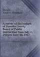 A survey of the budget of Osceola County Board of Public Instruction from July 1, 1934 to June 30, 1937, Swapp, Andrew Freeman 