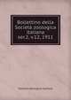 Bollettino della Societ zoologica italiana. ser.2, v.12, 1911, Societa zoologica italiana 