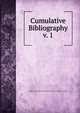 Cumulative Bibliography. v. 1, National Institutes of Health (U.S.). Division of Research Grants 