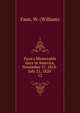 Faux's Memorable days in America, November 27, 1818-July 21, 1820, Faux, W. (William) 