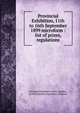 Provincial Exhibition, 11th to 16th September 1899 microform : list of prizes, regulations, Provincial Exhibition (1899 : Qu?bec, Quebec),Quebec Exposition Company 