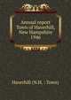 Annual report Town of Haverhill, New Hampshire. 1946, Haverhill (N.H. : Town) 