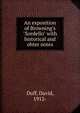 An exposition of Browning's "Sordello" with historical and ohter notes, Duff, David, 1912- 