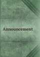 Announcement, University of Illinois (Urbana-Champaign campus). Library School 