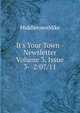 It's Your Town - Newsletter Volume 3, Issue 3- 2/07/11, MiddletownMike 