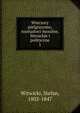 Wieczory pielgrazyma; rozmaitoci moralne, literackie i polityczne. 1, Witwicki, Stefan, 1802-1847 