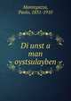 Di unst a man oystsulayben, Mantegazza, Paolo, 1831-1910 