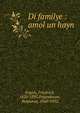 Di familye : amol un hayn, Engels, Friedrich, 1820-1895,Feigenbaum, Benjamin, 1860-1932 