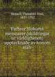 Farbror Slokums memoarer (skildringar ur v?rkligheten) upptecknade av honom sj?lv, Hessell, Theodore Axel, 1837-1912 