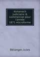 Almanach judiciaire & commercial pour l'ann?e 1871 microforme, B?langer, Jules 