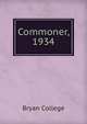 Commoner, 1934, Bryan College 