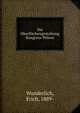 Die Oberflachengestaltung Kongress-Polens, Wunderlich, Erich, 1889- 
