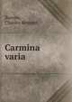 Carmina varia, Burrow, Charles Kennett 