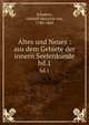 Altes und Neues aus dem Gebiete der innern Seelenkunde. Volume 1, Schubert, Gotthilf Heinrich von, 1780-1860 