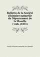 Bulletin de la Socit d`histoire naturelle du Dpartement de la Moselle. 7 cah. (1855), Soci?t? d'histoire naturelle de la Moselle 