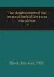 The development of the pectoral limb of Necturus maculosus. 14, Chen, Hsin-kuo, 1901- 