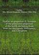 Studies on gregarines II: Synopsis of the polycystid gregarines of the world, excluding those from the Myriapoda, Orthoptera, and Coleoptera. 7, Kamm, Mrs. Minnie Elizabeth (Watson) 1886-1954 