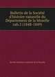 Bulletin de la Socit d`histoire naturelle du Dpartement de la Moselle. cah.5 (1848-1849), Soci?t? d'histoire naturelle de la Moselle 