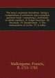 The tutor's assistant microform : being a compendium of arithmetic and a complete question-book : containing I. Arithmetic in whole numbers . II. Vulgar fractions . III. Decimals . IV. Duodecimals . V. The mensuration of circles . VI. A collec, Walkingame, Francis, fl. 1751-1785 