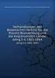 Verhandlungen des Botanischen Vereins fr die Provinz Brandenburg und die Angrenzenden Lnder. Jahrg.5-6 1863-1864, Botanischer Verein f?r die Provinz Brandenburg und die Angrenzenden L?nder 