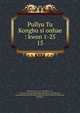 Pullyu Tu Kongbu si onhae : kwon 1-25. 15, 880-01 Du, Fu, 712-770,880-07 Yu, Yun-gyom,Asami Collection (University of California, Berkeley),Korean Rare Book Collection (University of California, Berkeley) 