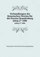 Verhandlungen des Botanischen Vereins fr die Provinz Brandenburg. Jahrg.27 1886, Botanischer Verein der Provinz Brandenburg 