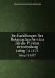 Verhandlungen des Botanischen Vereins fr die Provinz Brandenburg. Jahrg.21 1879, Botanischer Verein der Provinz Brandenburg 
