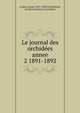 Le journal des orchides. annee 2 1891-1892, Linden, Lucien, 1851-1940,Orchid?enne, soci?t? d'amateurs d'orchid?es 