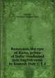 Ramayana, the epic of Rama, prince of India: condensed into English verse by Romesh Dutt C. I. E., Valmiki, Romesh Chunder Dutt 