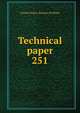 Technical paper. 251, United States. Bureau of Mines 