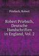 Robert Priebsch, Deutsche Handschriften in England, Vol. 2, Priebsch, Robert 