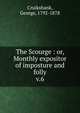 The Scourge : or, Monthly expositor of imposture and folly. v.6, Cruikshank, George, 1792-1878 