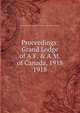Proceedings: Grand Lodge of A.F. & A.M. of Canada, 1918. 1918, Grand Lodge of A.F. &amp;amp; A.M. of Canada in the Province of Ontario 