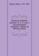 Starobyl? skl?d?nie; pam?tka 13. a 14. wku, z neywz?cngssjch rukopis?w wydan? od W?clawa Hanky, Hanka, V?clav, 1791-1861 