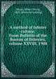 A method of lobster culture. From Bulletin of the Bureau of fisheries, volume XXVIII, 1908, [Mead, Albert Davis], 1869- [from old catalog] 