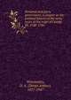 Personal and party government, a chapter in the political history of the early years of the reign of George III, 1760-1766, Winstanley, D. A. (Denys Arthur), 1877-1947 