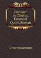 Der narr in Christo, Emanuel Quint, Roman, Gerhart Hauptmann 
