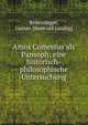 Amos Comenius als Pansoph; eine historisch-philosophische Untersuchung, Beissw?nger, Gustav. [from old catalog] 
