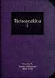 Tietosanakirja. 5, Bonsdorff, W?in? Waldemar, 1876-1951 
